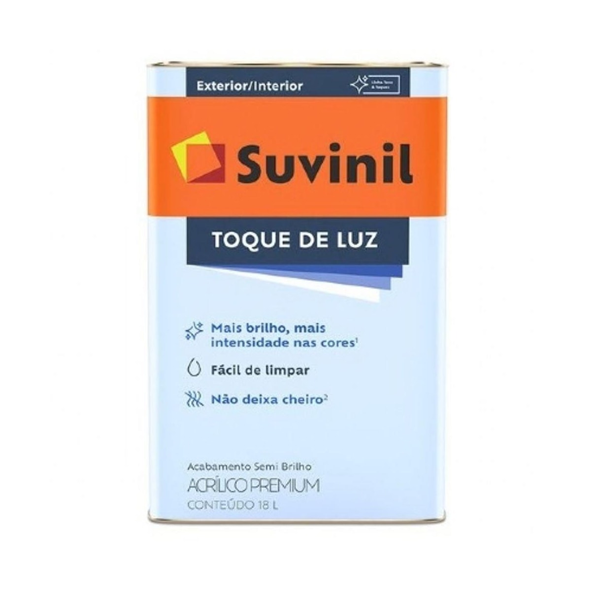 Acril.Prem.Semibrilho Toque De Luz Suvinil Br.Neve 18l 53408562