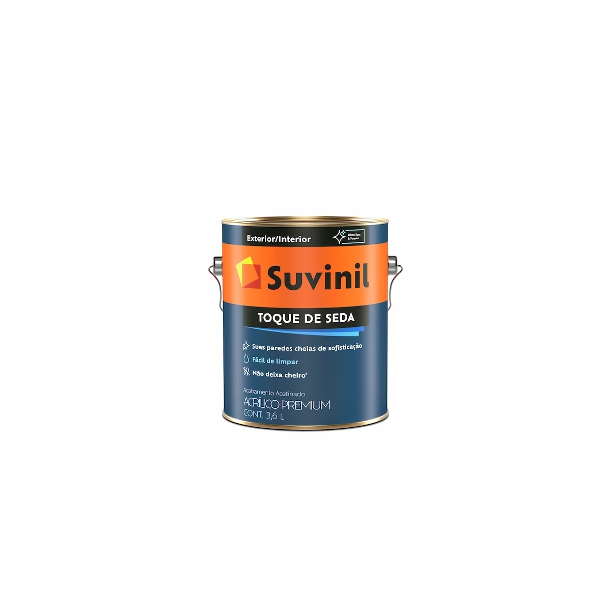 Acril.Prem.Toque De Seda Acet. Suvinil Br.Neve 3,6l 53422448/50812248/50839914