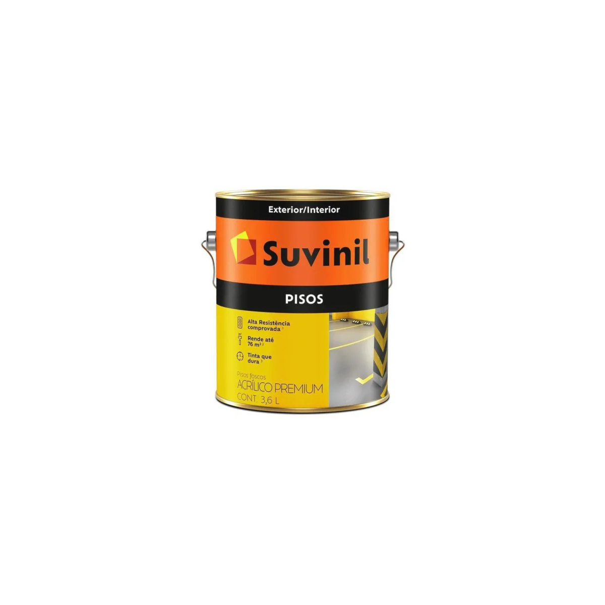 Acril.Premium Piso Fosco Suvinil Balde Verde 3,6l 50812264
