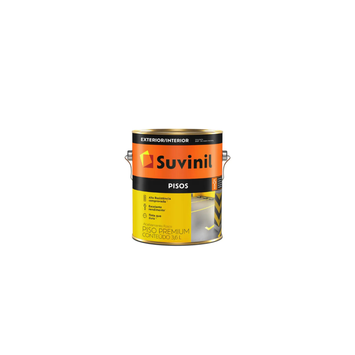 Acril.Premium Piso Fosco Suvinil Br.Neve 3,6l 53418685/50812271