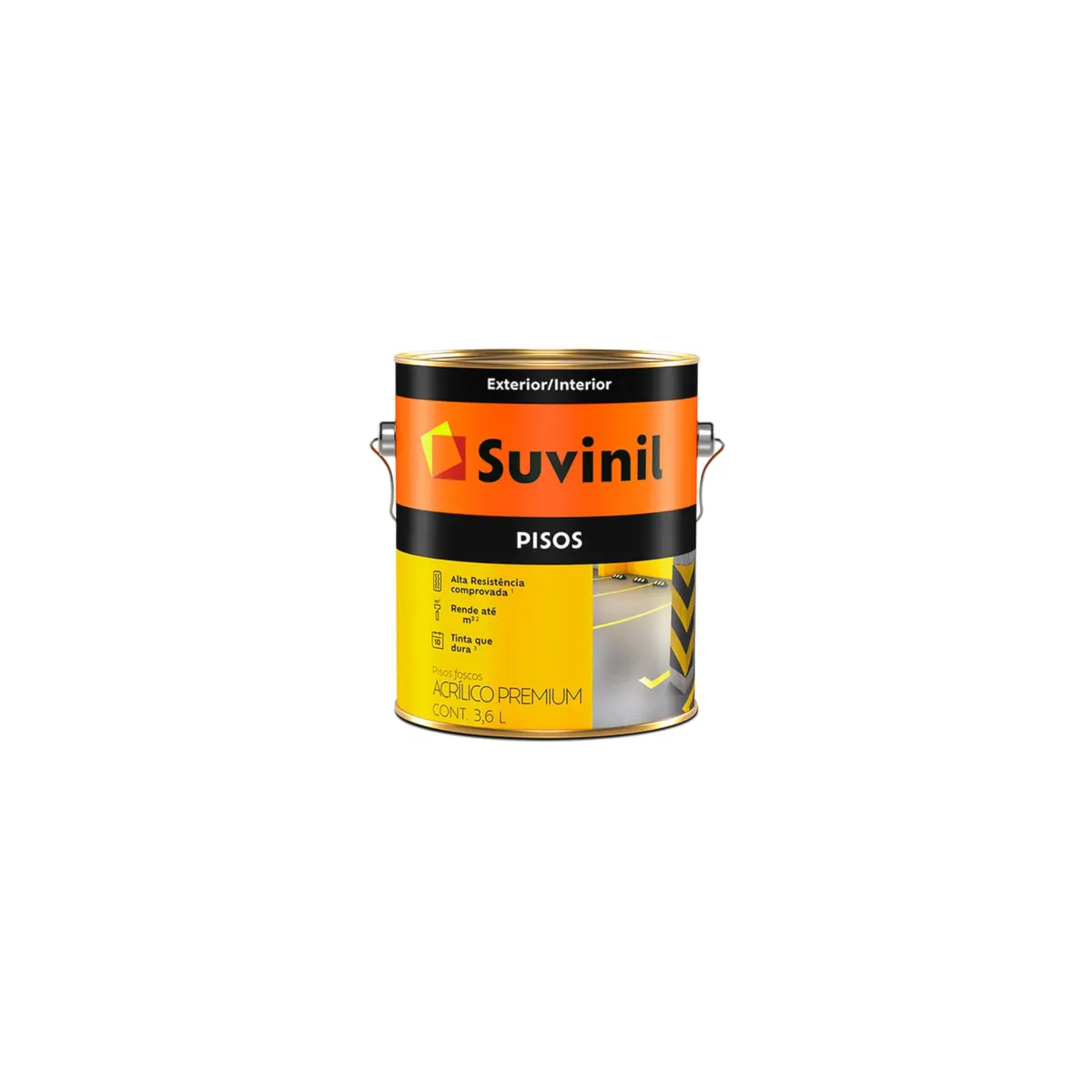 Acril.Premium Piso Fosco Suvinil Cz.Escuro 3,6l 53419321/50812265