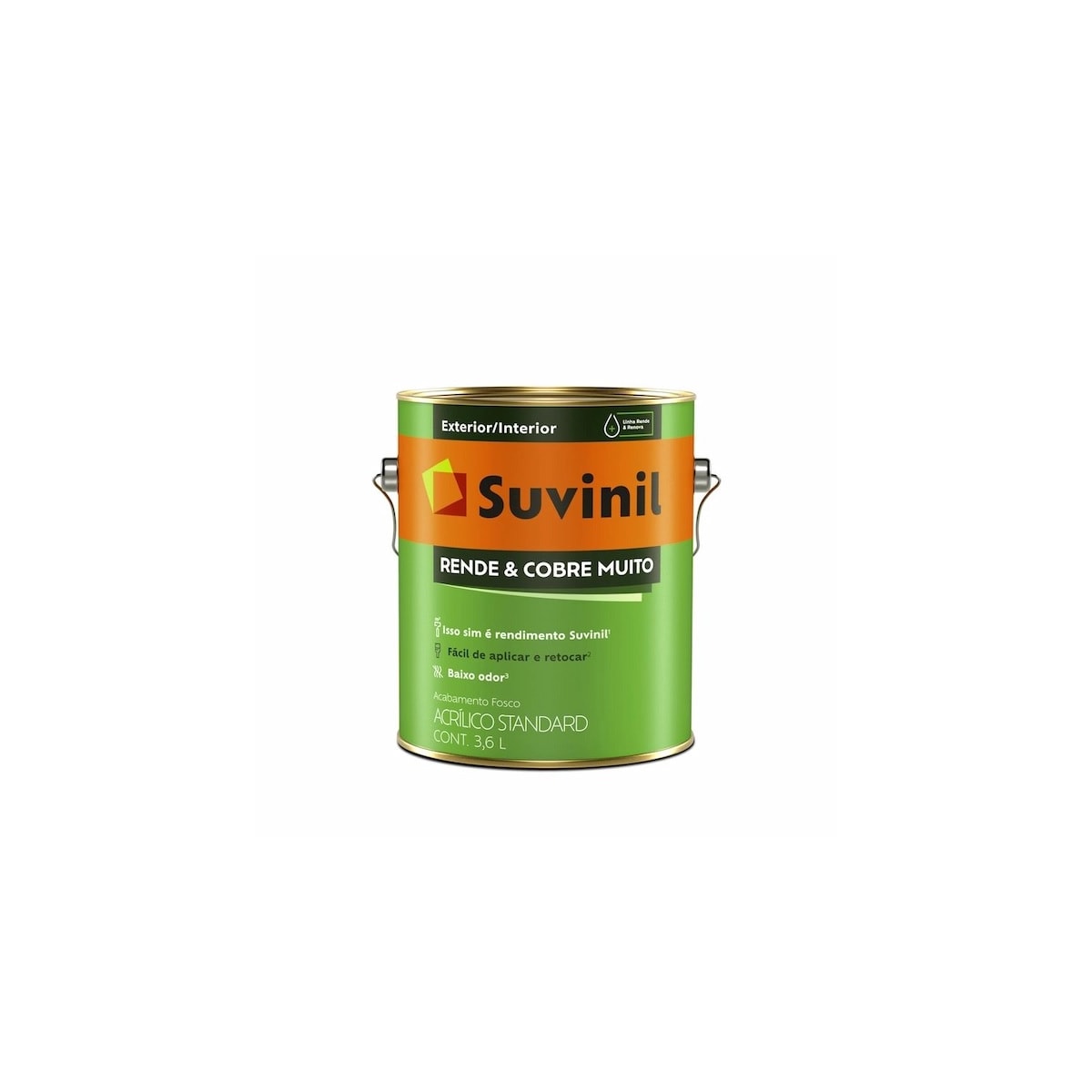 Acril.Std Rende E Cobre Muito Fosco Suvinil Camurca 3,6l 50304251