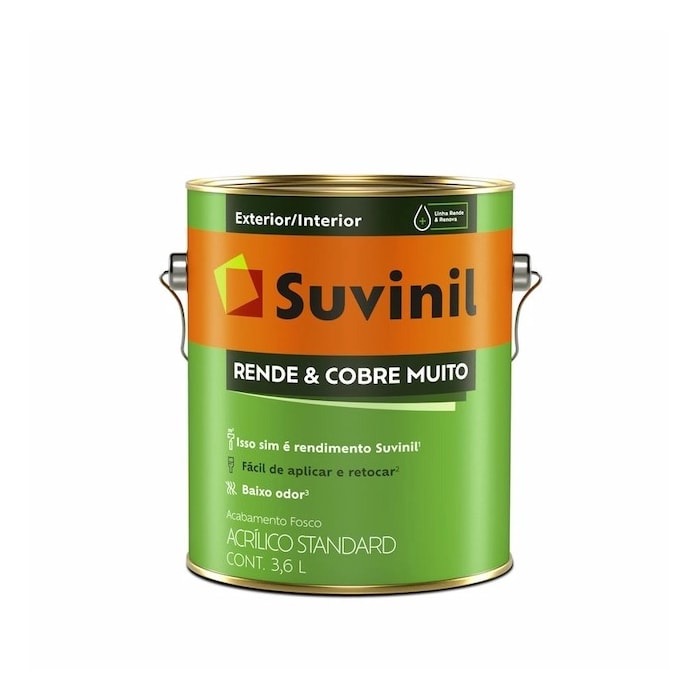 Acril.Std Rende E Cobre Muito Fosco Suvinil Camurca 3,6l 50304251