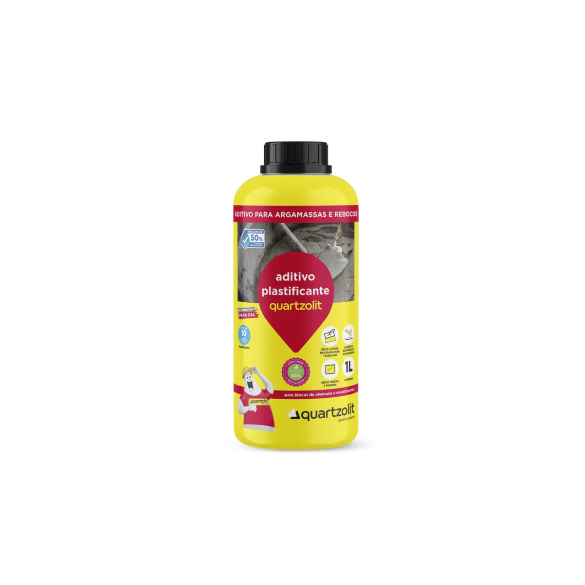 Aditivo Plastificante Quartzolit 1l 3008214