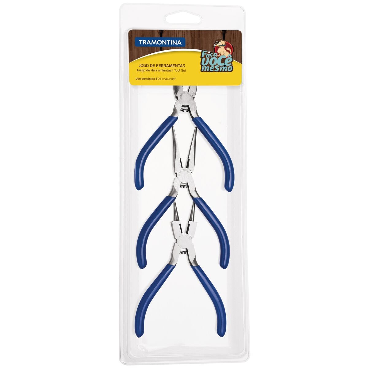 Alicate P/Bijuteria Tramontina 3pcs 43408/120