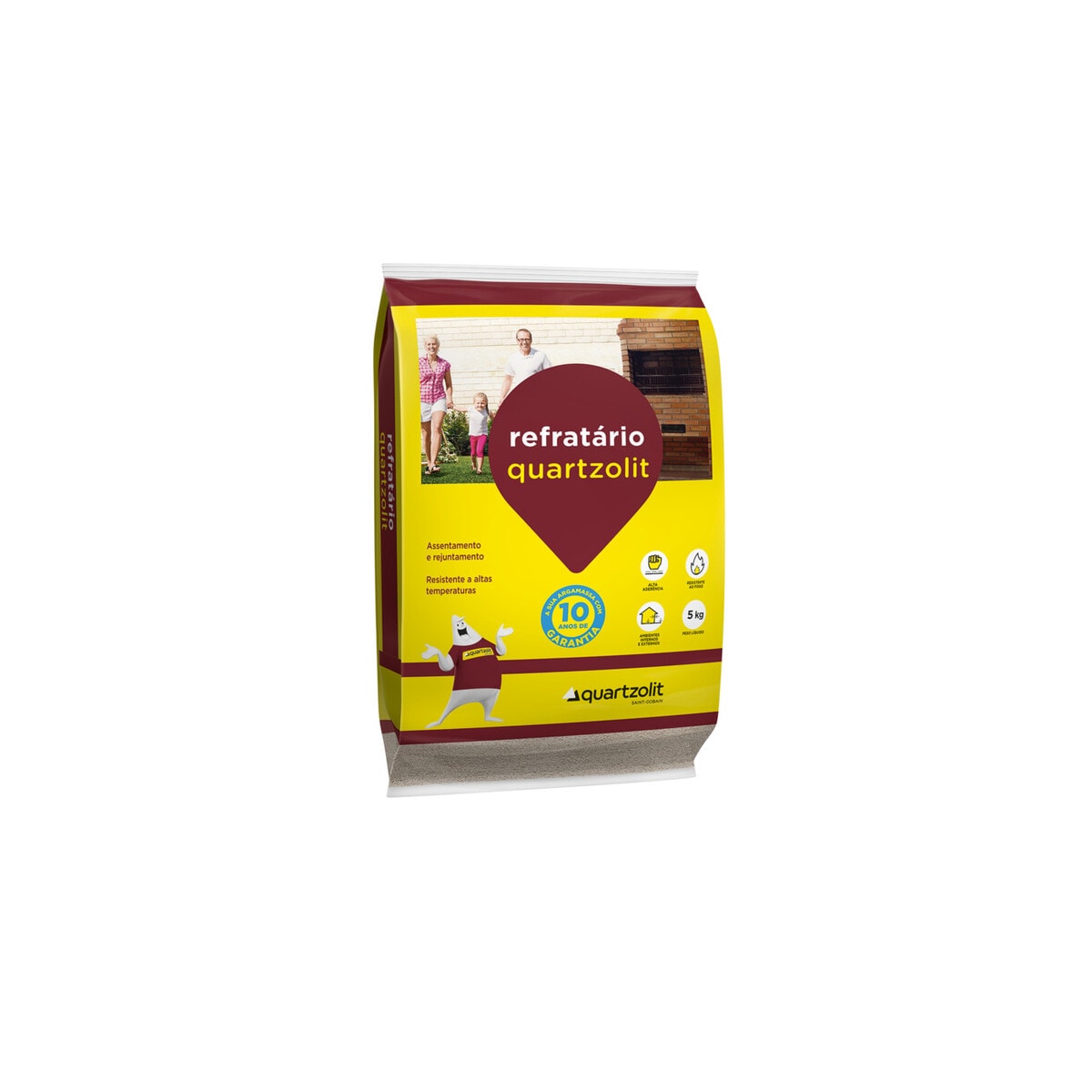 Argamassa Refrataria Quartzolit Cz 5kg