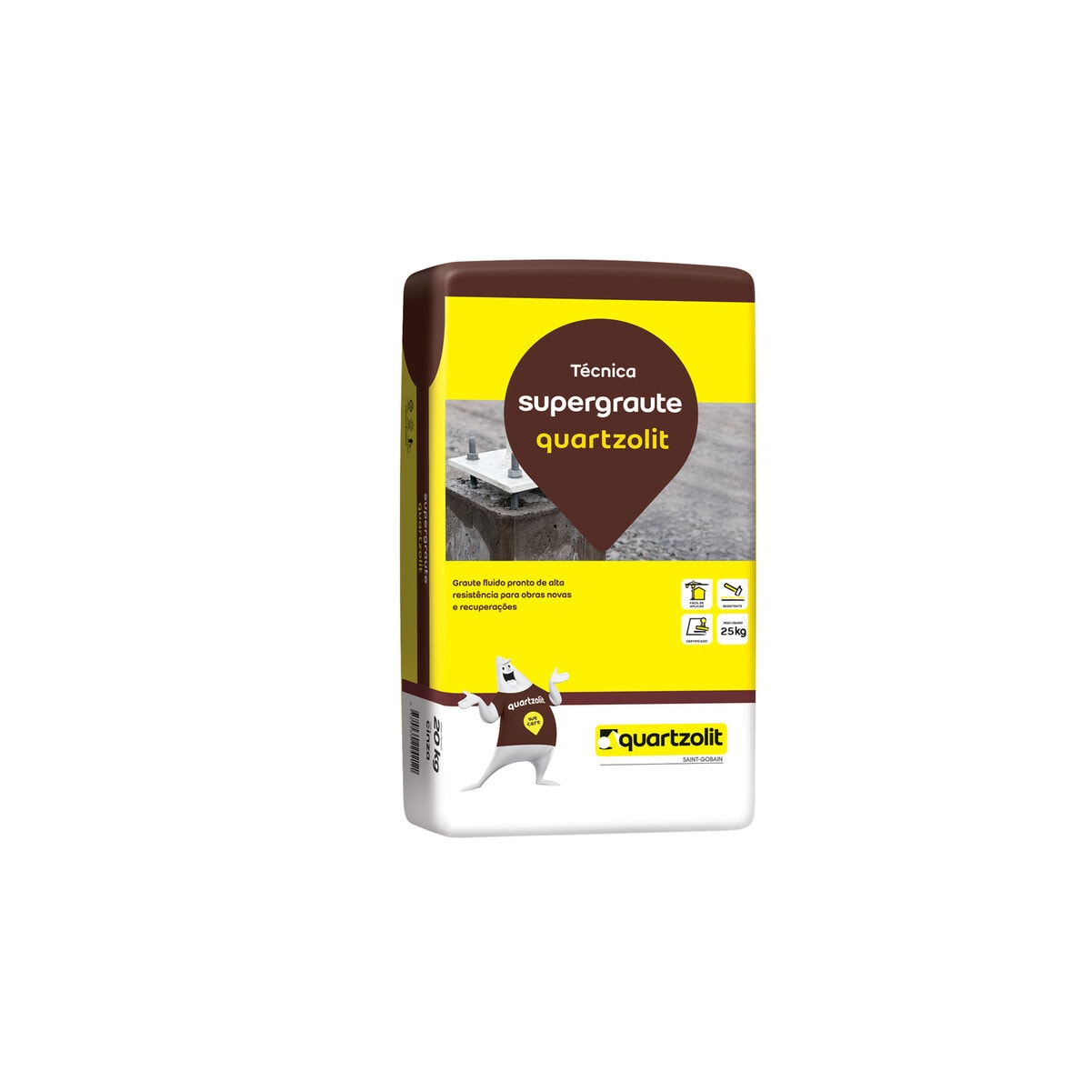 Argamassa Supergraute Quartzolit 25kg