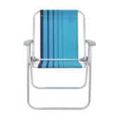 Cadeira Em Aluminio Tramontina Alta Samoa Az E Az Claro 92900002