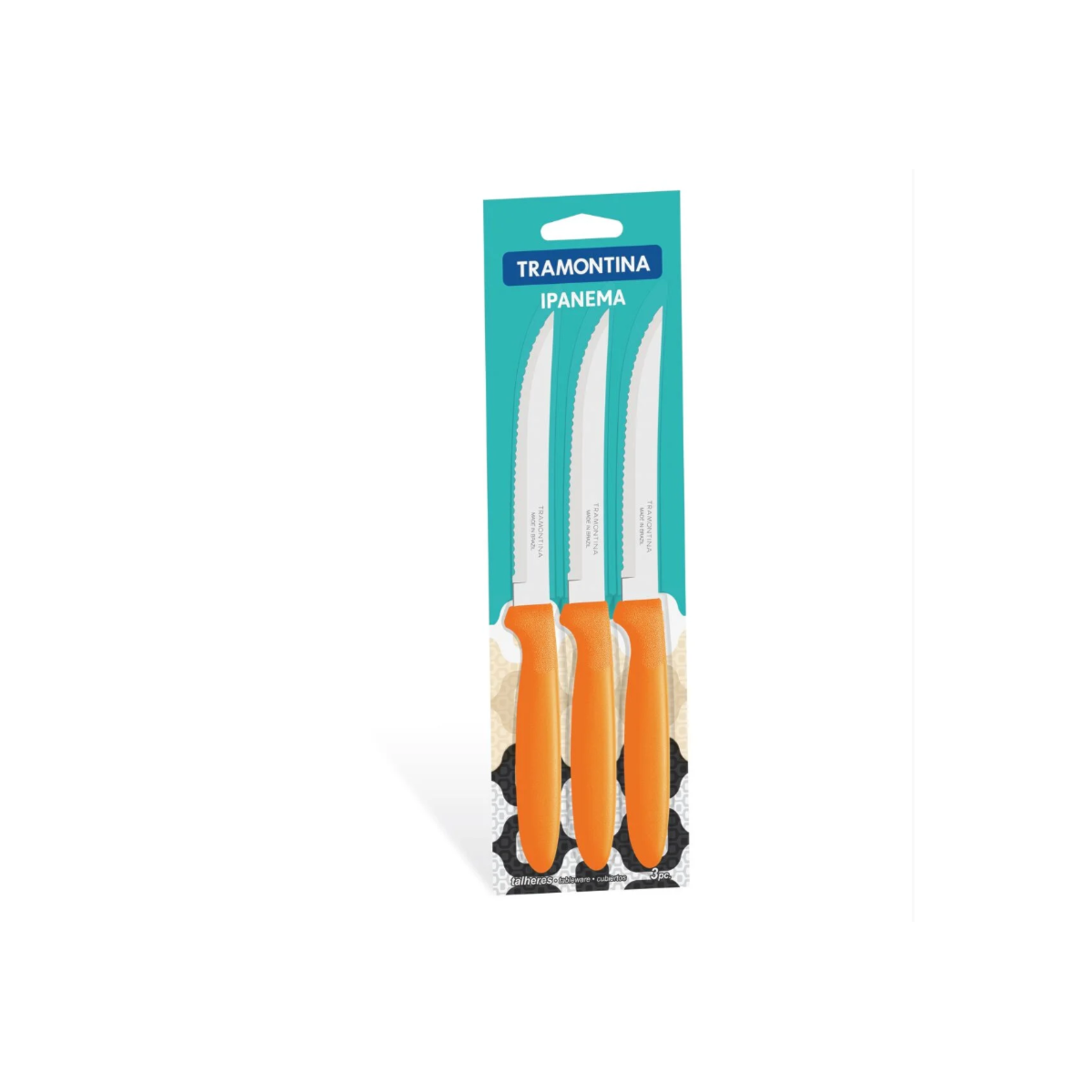 Cj.Facas Ipanema Tramontina 3pcs.Lj 23360/345