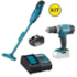 Cj.Parafus/Furad+Aspirador De Po Makita Dhp453sfx8 Dcl180zb