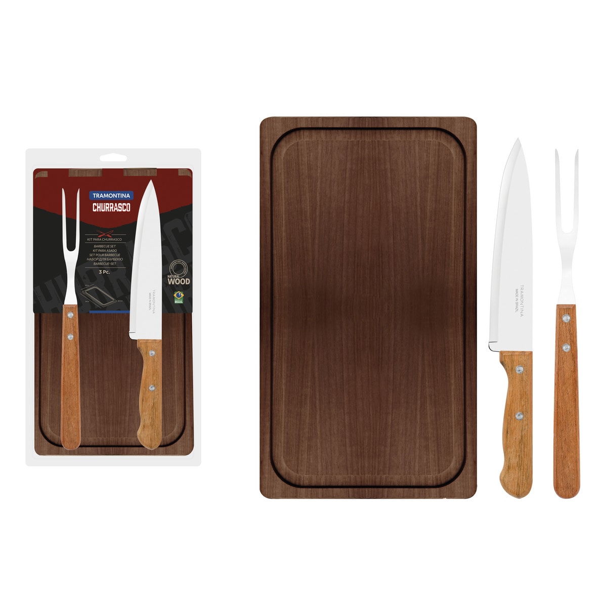 Conj.P/Churrasco 10pcs Tramontina Dynamic 22399/037