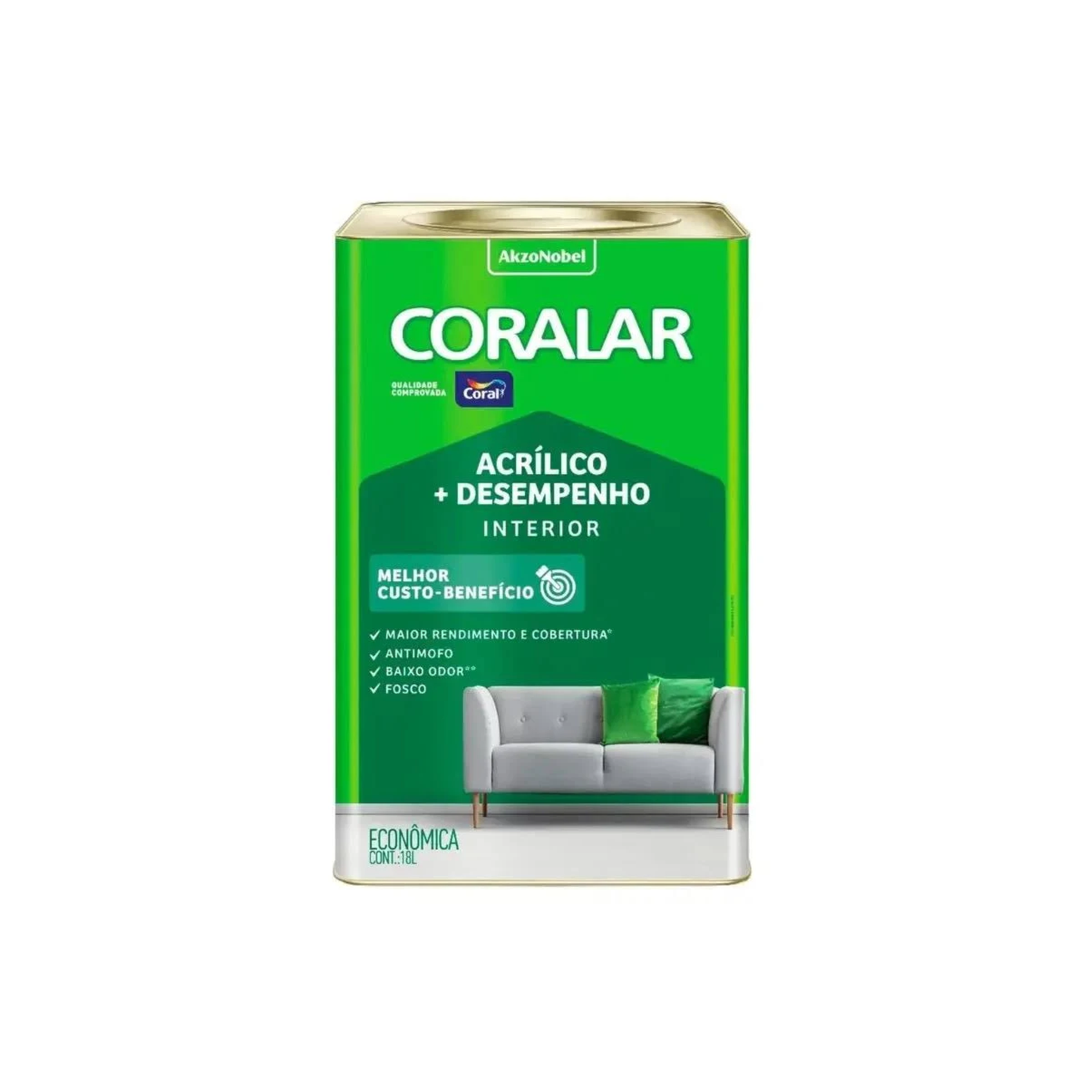 Coralar Acril. Coral 18l Rubi 5202295