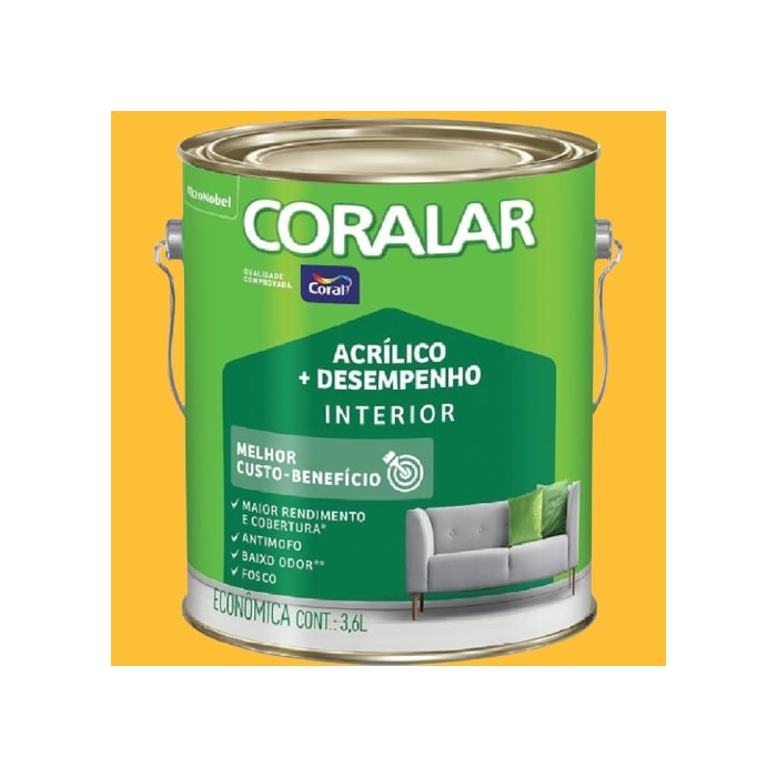 Coralar Acril. Coral 3,6l Am.Frevo 5202310