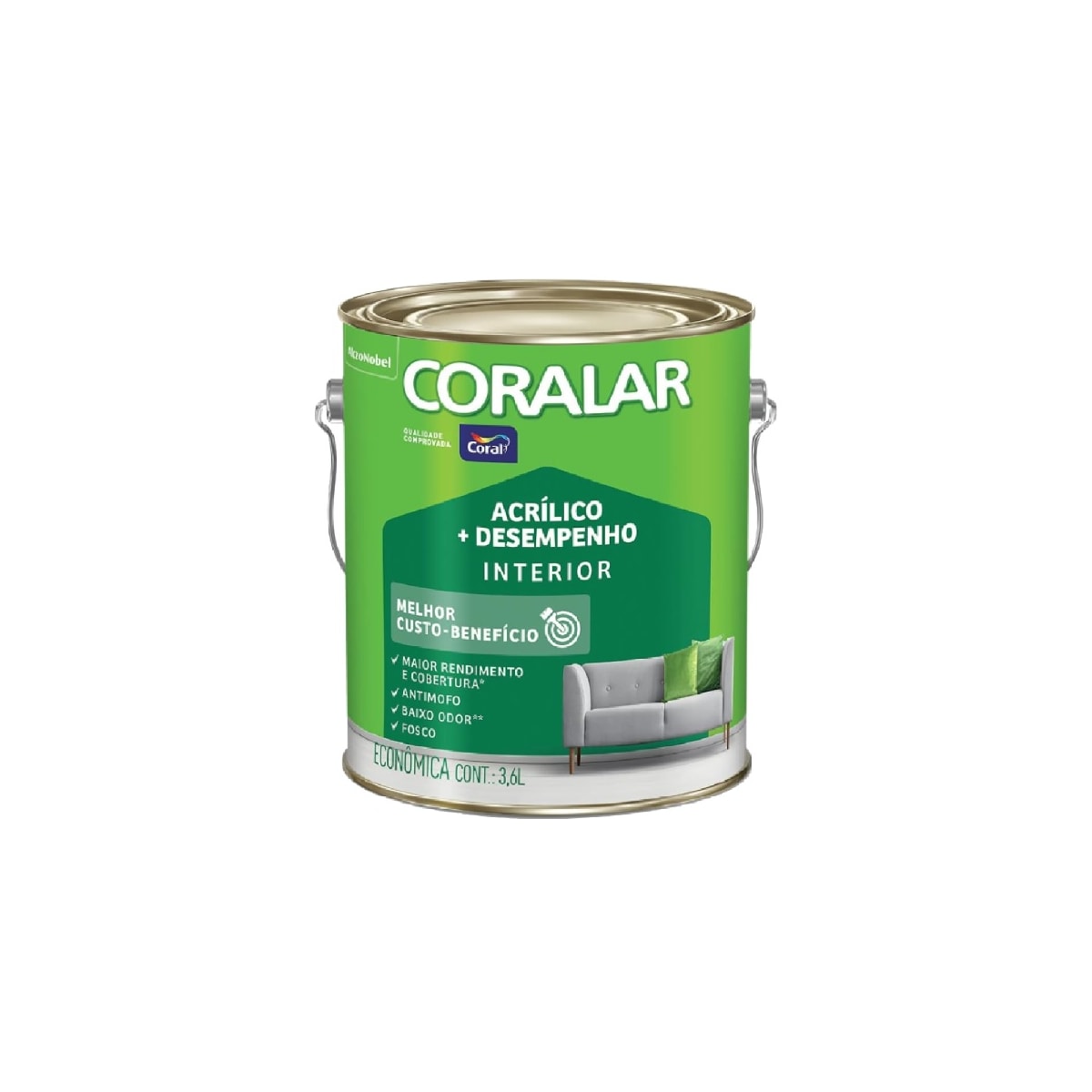 Coralar Acril. Coral 3,6l Am.Vanilla 5202308