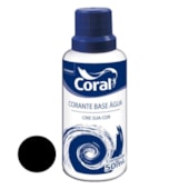 Corante Base Agua Coral 50ml Preto 5202602