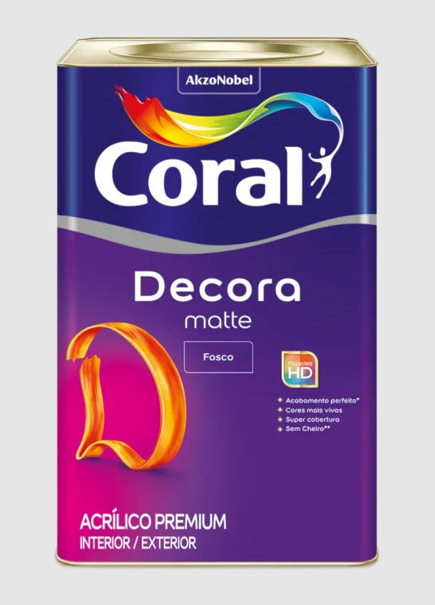 Decora Fosco Base Coral Mf 16l 5237478 - Loja diCasa