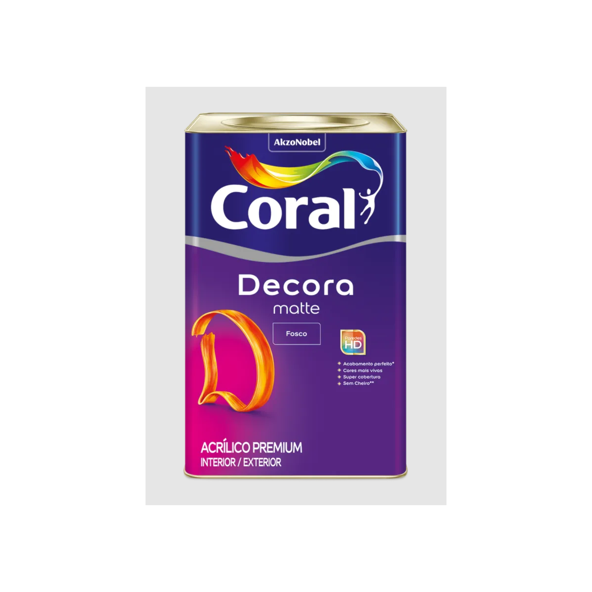 Decora Fosco Base Coral Mf 16l 5237478