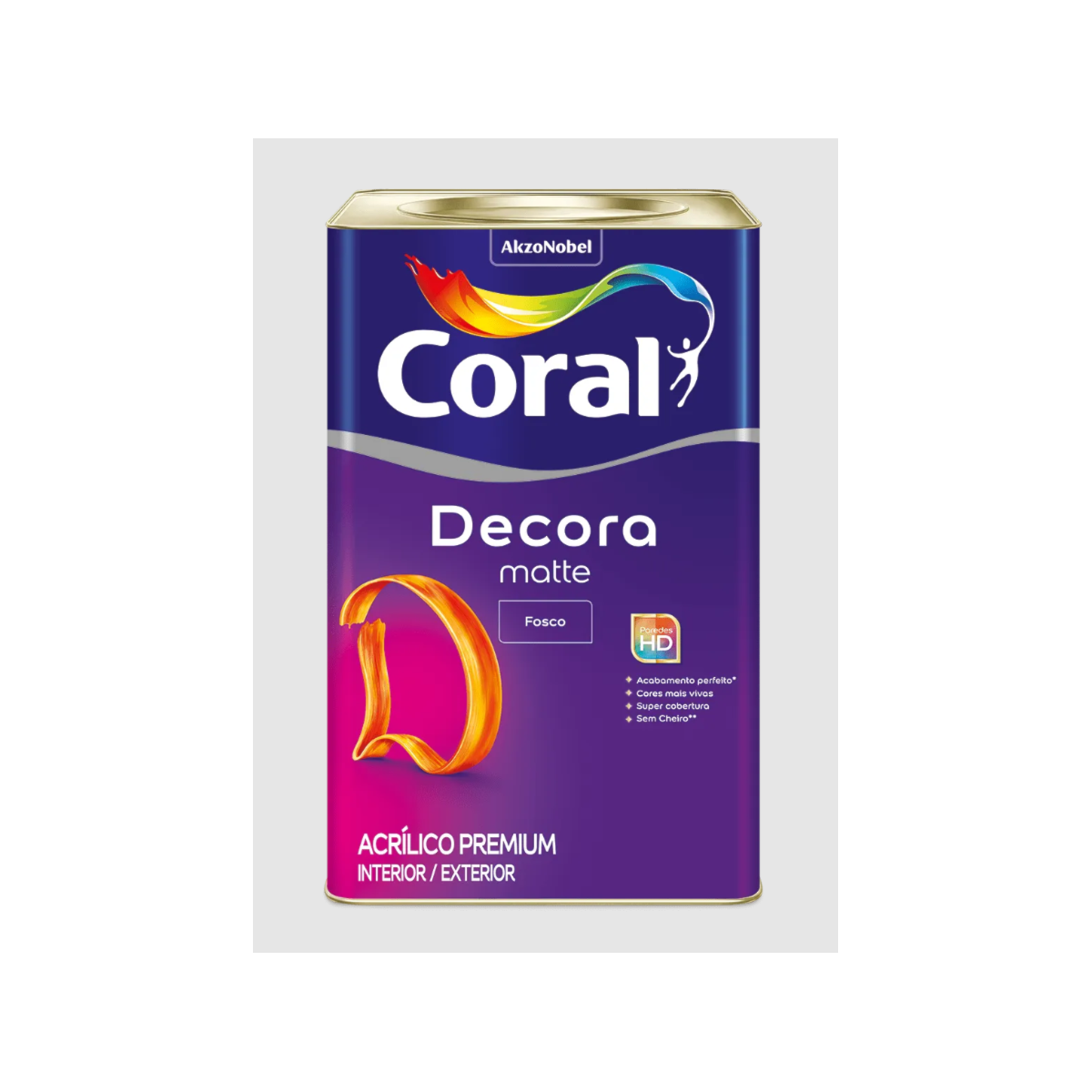 Decora Fosco Base Coral Pp 16l 5239078