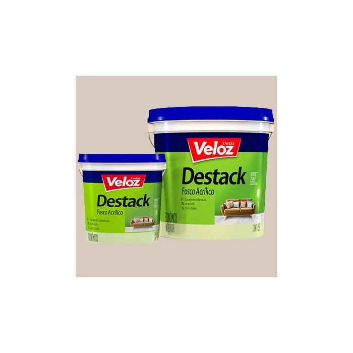 Destack Acril. Veloz 15l Areia  019892