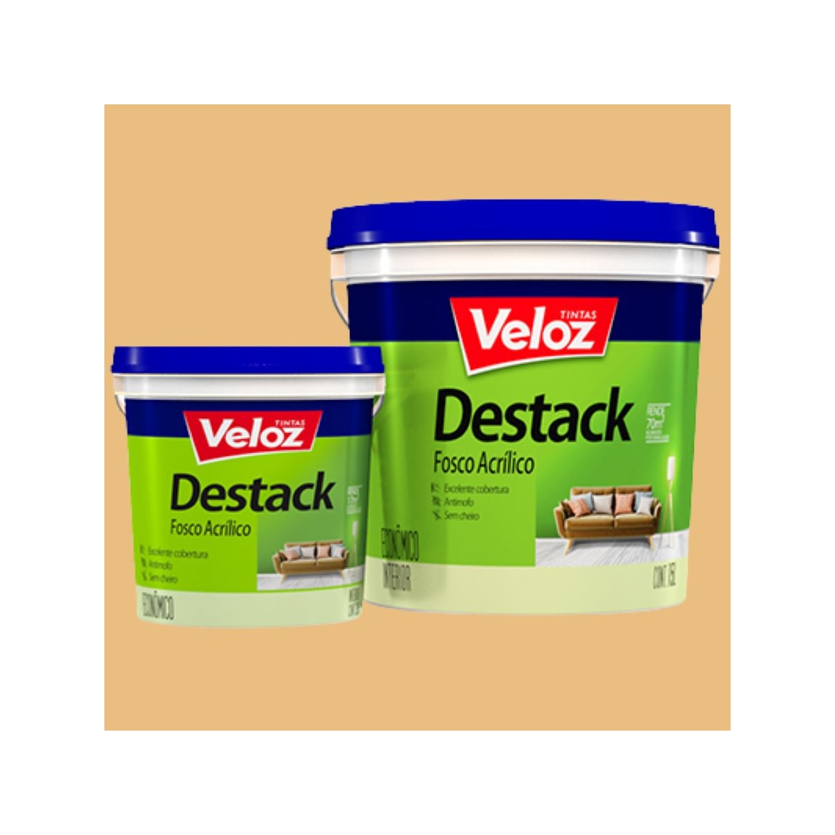 Destack Acril. Veloz 3,6l Damasco 2830