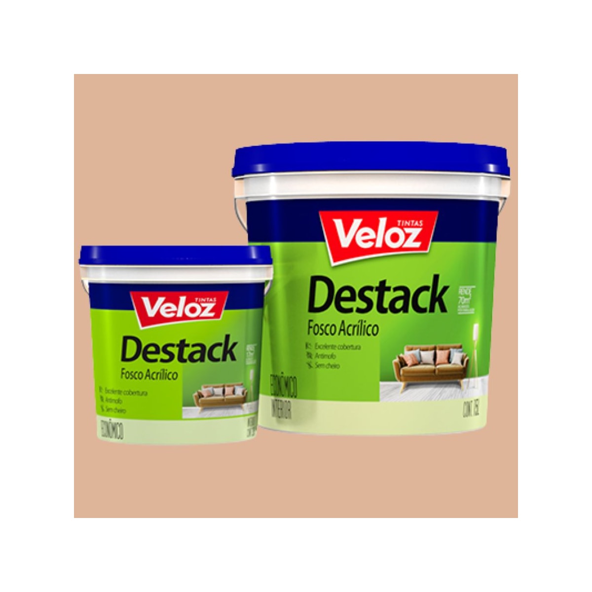 Destack Acril. Veloz 3,6l Salmao 2843