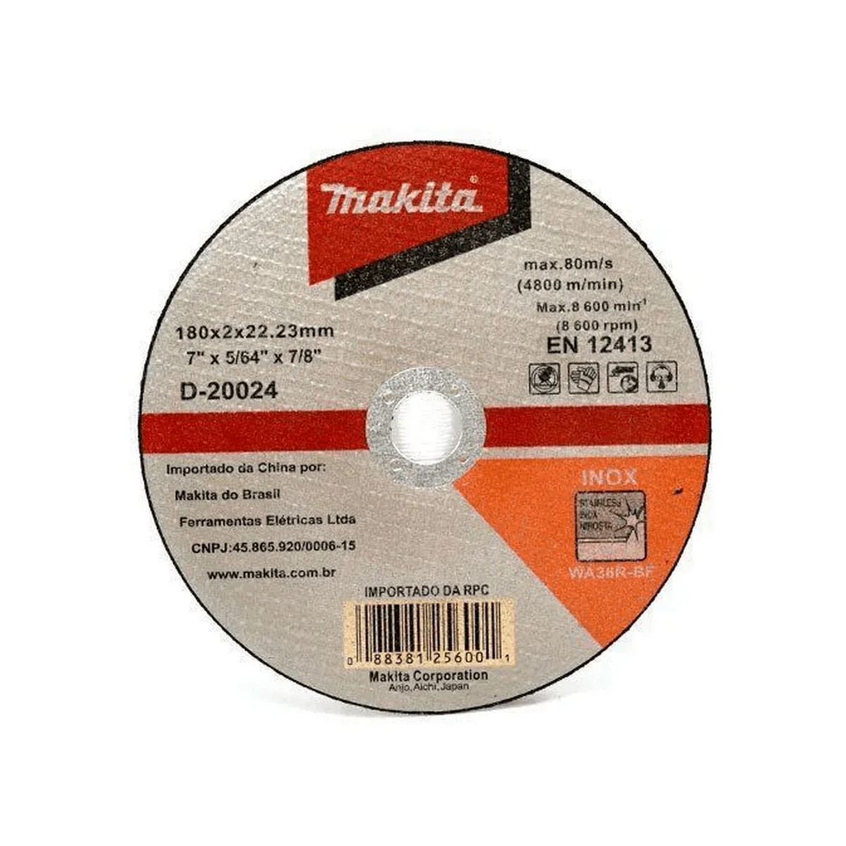 Disco De Corte Makita Inox 7" D-20024-10