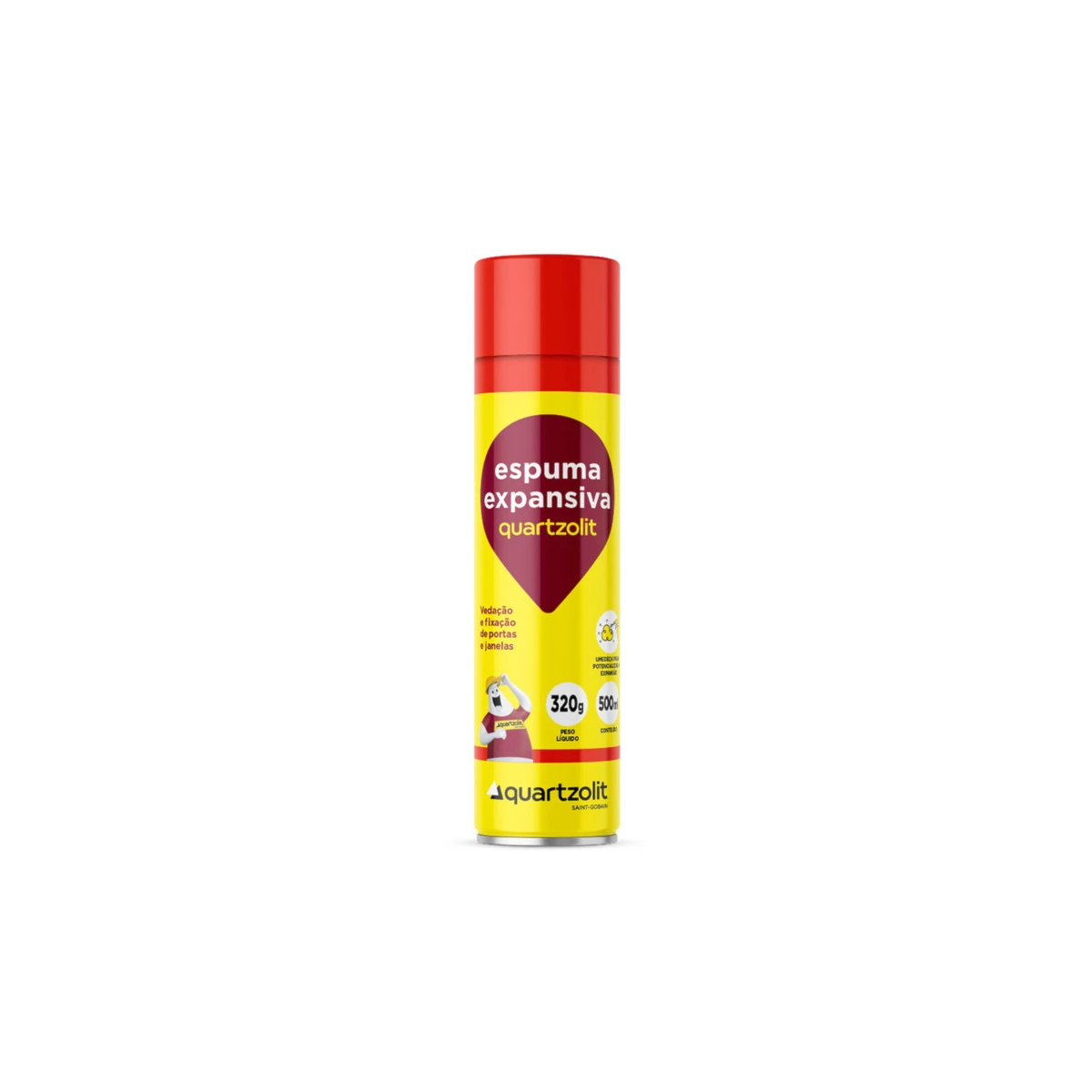 Espuma Expansiva Quartzolit 500ml 3114531