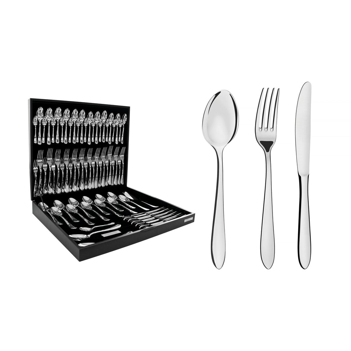 Faqueiro Inox Tramontina 76pcs Satri 66982/304