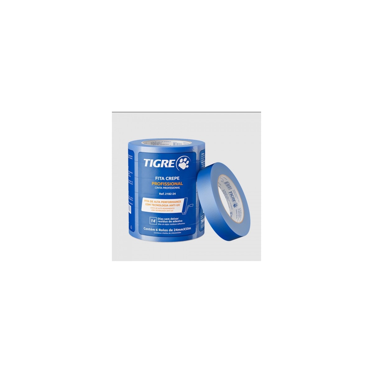 Fita Crepe  Pinceis Tigre Az 24mmx50m 62182024