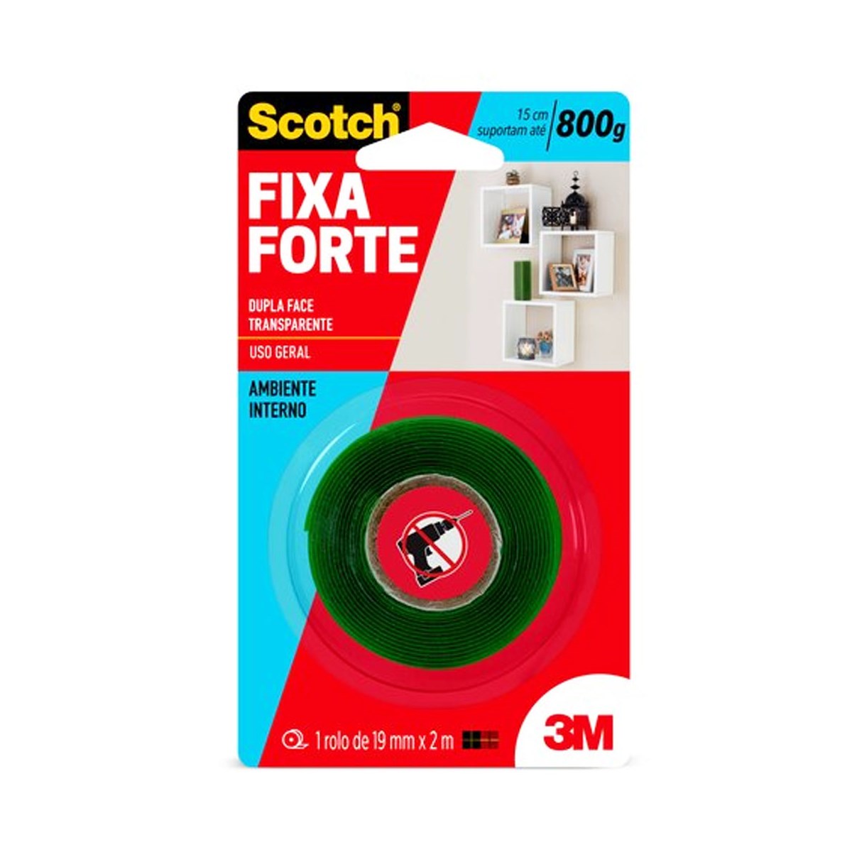 Fita Fixa Forte 3m 19mmx2m 4419881