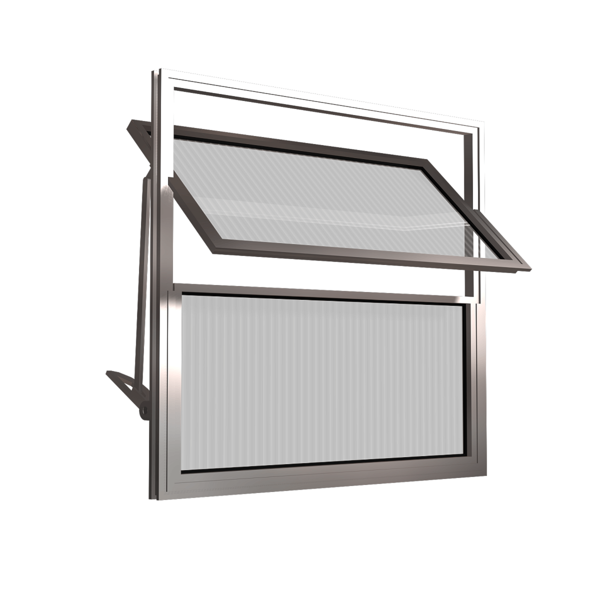Janela Basculante Quality 2fls Vdr Can 40x40 Emc001001