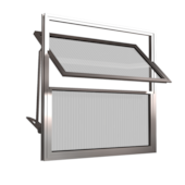 Janela Basculante Quality 2fls Vdr Can 40x40 Emc001001