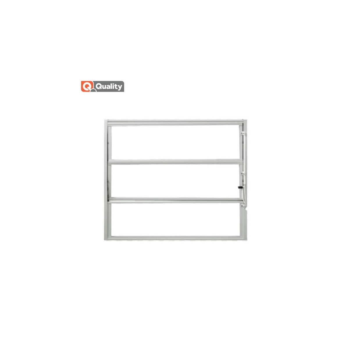 Janela Basculante Quality Al Nat.3fls Vdr Liso Inc 40x60 Emc002005/Emc041005