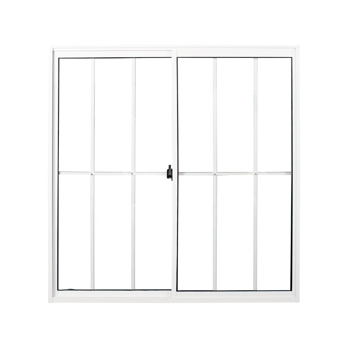 Janela De Corr. C/Grade Hom. Quality Al.Br 2fls Vdr Liso 120x100 Hob033030