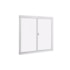 Janela De Correr Home Quality 2fls Vdr Nat.Liso Inc 80x80 Emc023003