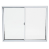 Janela De Correr Home Quality Al Br 2fls Vdr Liso Inc 150x100 Elb004013/Hob033032