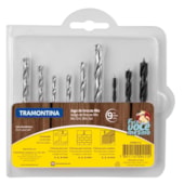 Jg.Brocas Mix (Mad/Conc/Aco) Tramontina 9pcs.43408/512