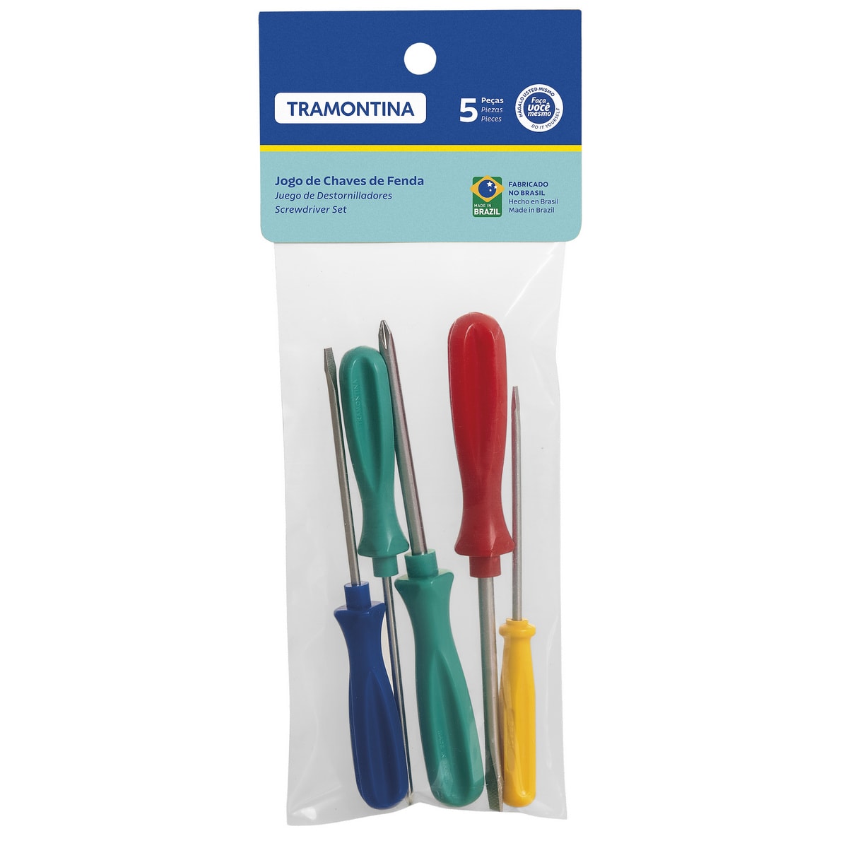 Jg.Chave Fenda Tramontina 5pcs 43408/176