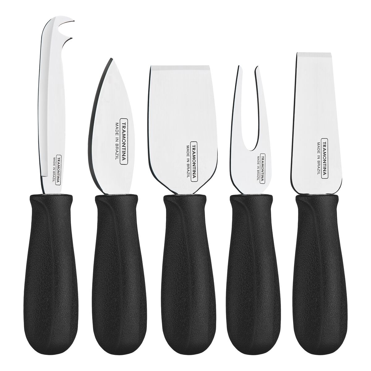 Jogo P/ Queijo Inox Harmoniz Ver Tramontina 5pc 23498/719