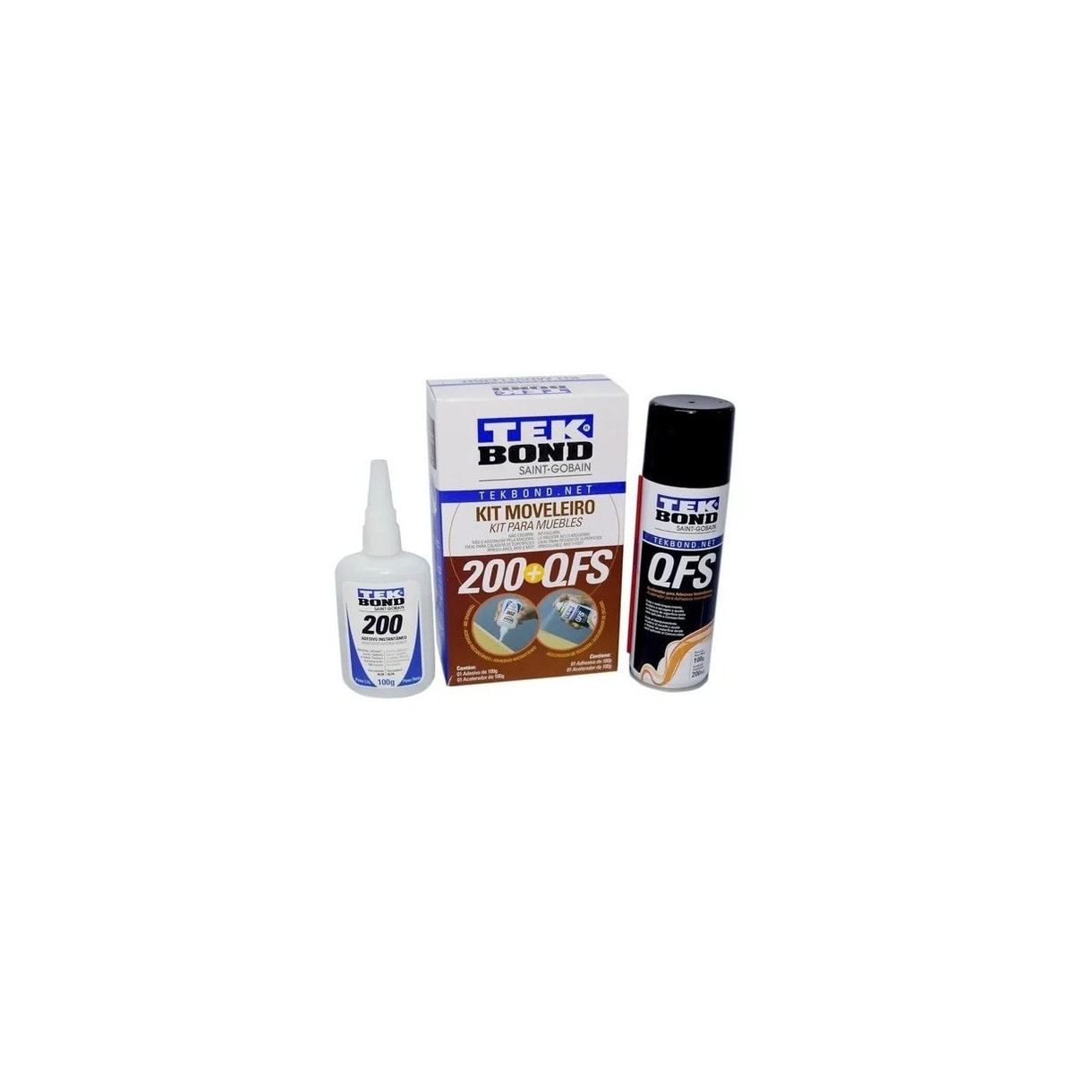 Kit Adesivo Inst Tekbond 100g/200ml 000000069957367264