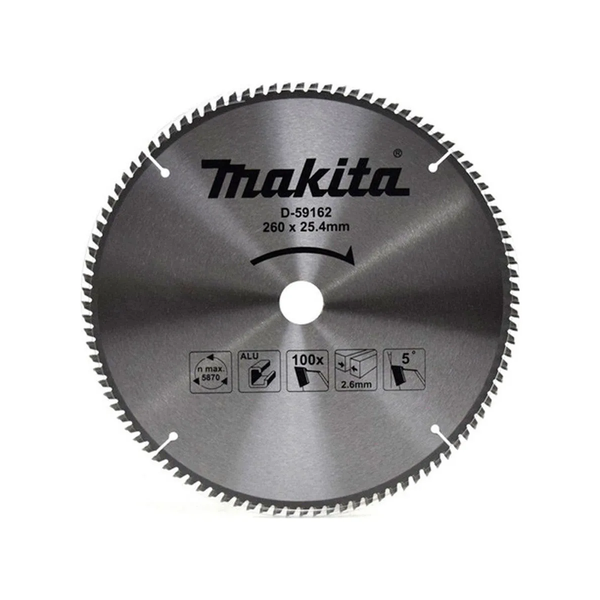 Lam.Serra Tct Makita 260x25,4mmx100t D-59162