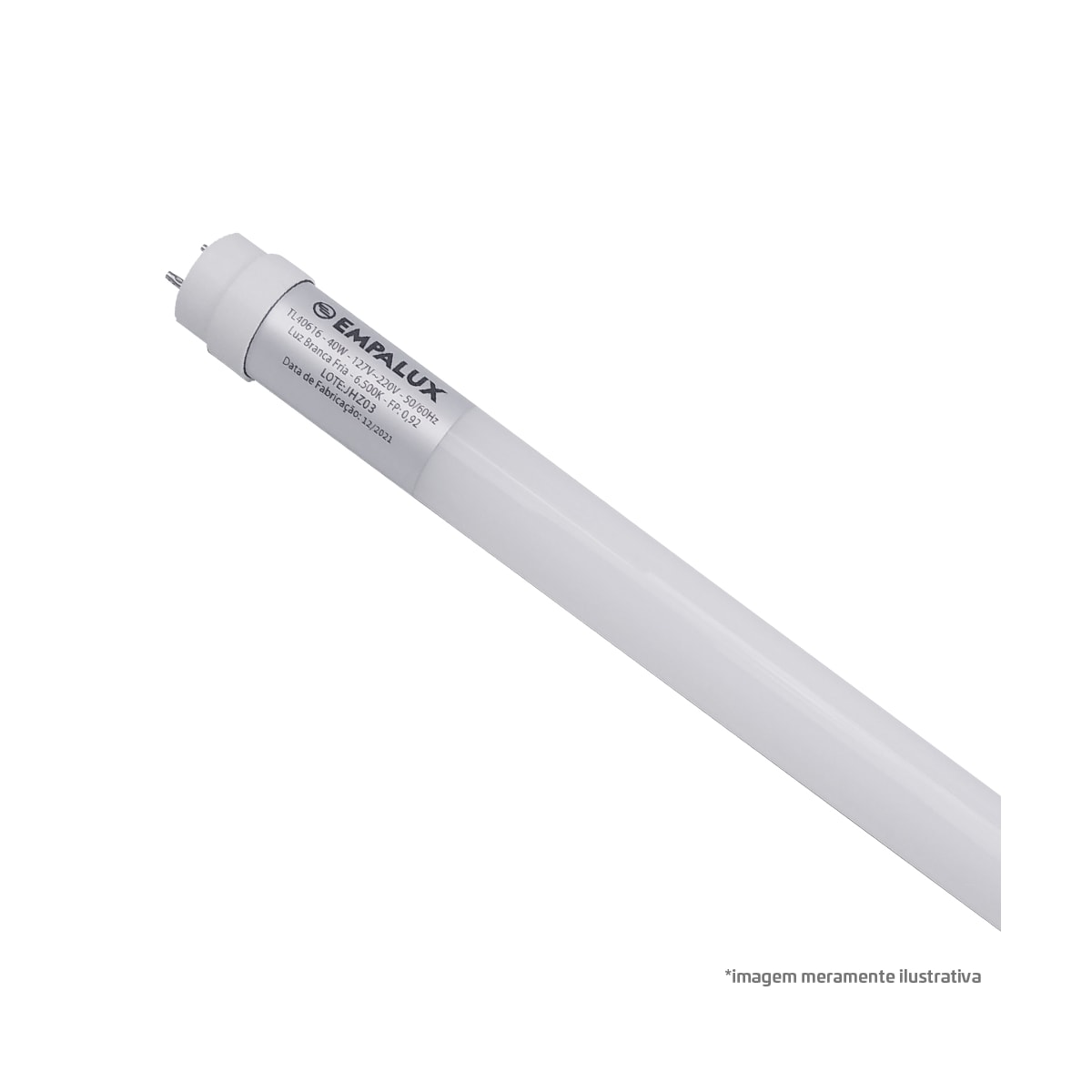 Lamp.Fluor.Tubolar Empalux 40w T8 Biv 6500k Tl40616