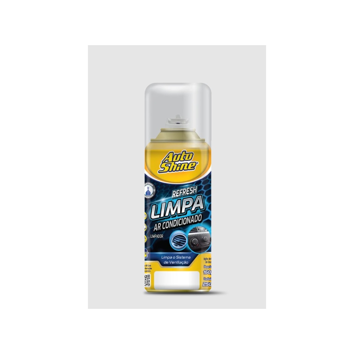 Limpa Ar Cond.Carro Novo Aerossol Autoshine 250ml As11522