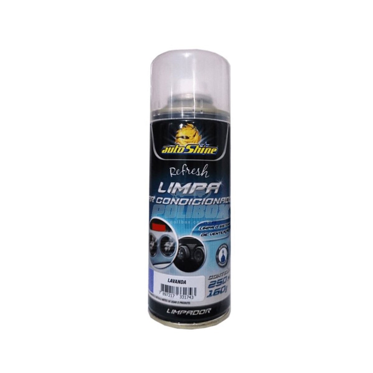 Limpa Ar Cond.Lavanda Aerossol Autoshine 250ml As11515