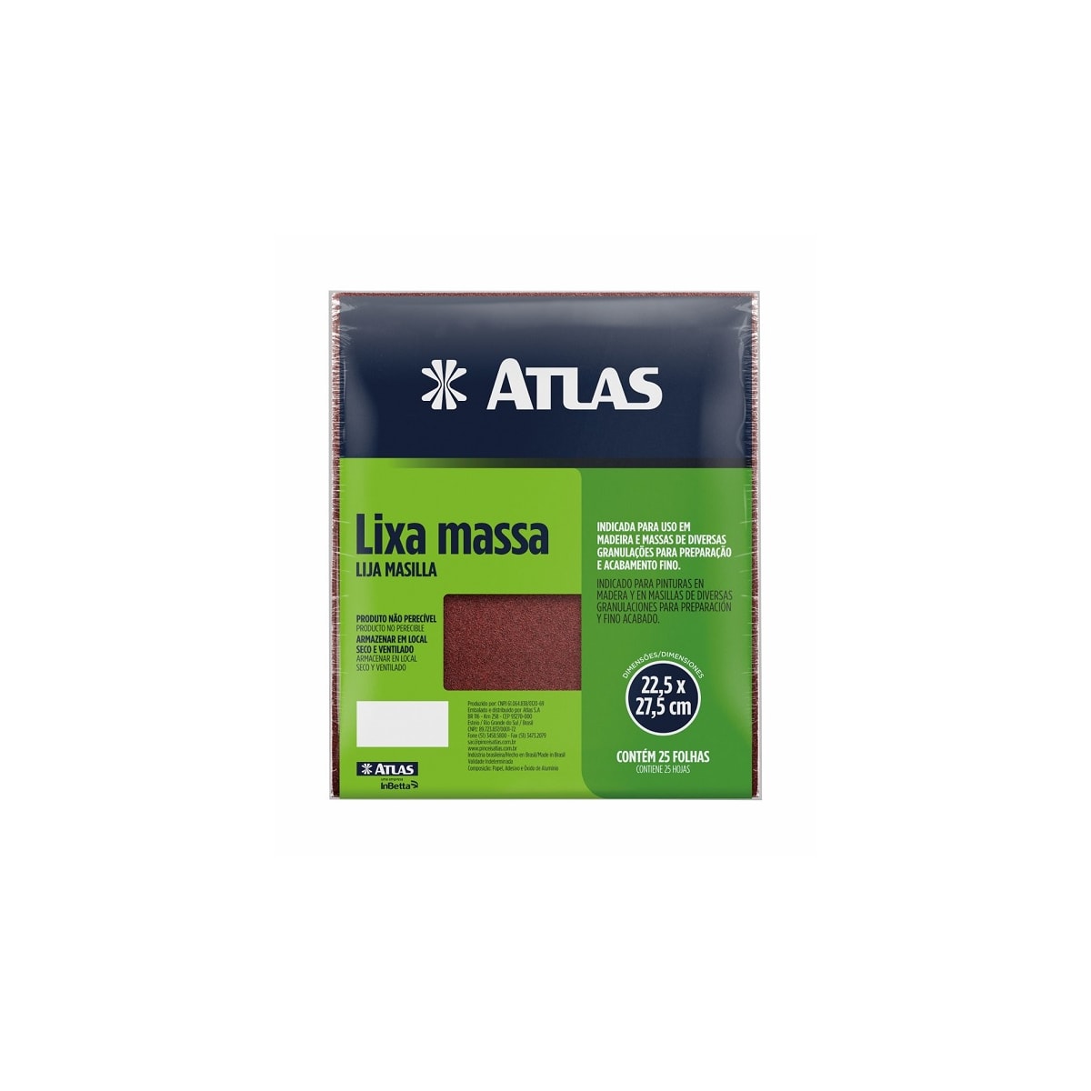 Lixa Massa Grao Atlas 120 10/120