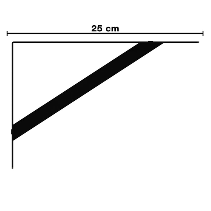 Mao Francesa Pesada Brasforma 25cm Pt Mfp-25