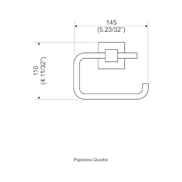 Papeleira Perflex C80 Cr.12120810