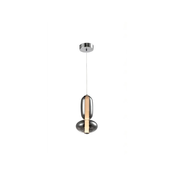 Pend.Bolla Led 20w-3000k Fume Cr Orluce Or1240