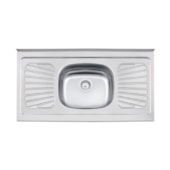 Pia Aco Inox Tramontina 105x52 1cc Standard 93040/527