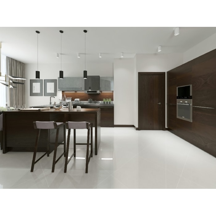 Piso Gran White Absolute Embramaco 60,5x60,5 Cx2,58 61502